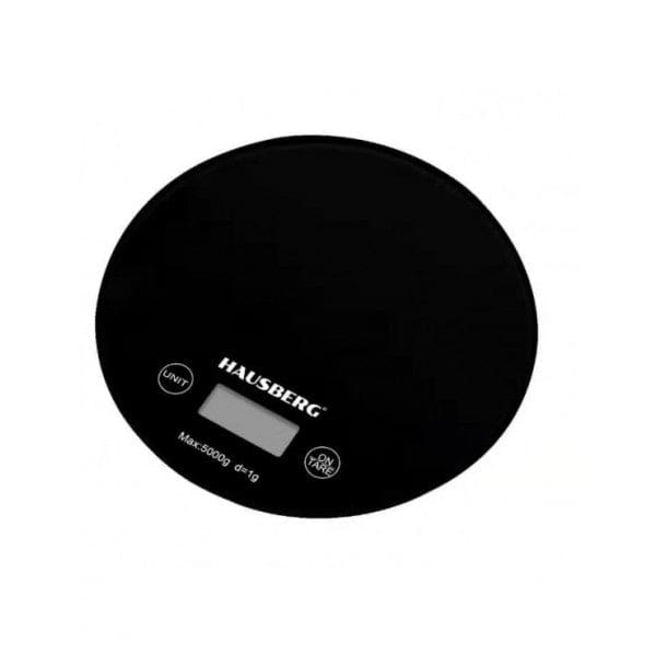 Balance de cuisine HAUSBERG 5KG Rond - Noir (HB-6010NG) Balance de cuisine HAUSBERG 5KG Rond - Noir (HB-6010NG)